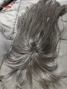 Smokey Frost Hair Topper
